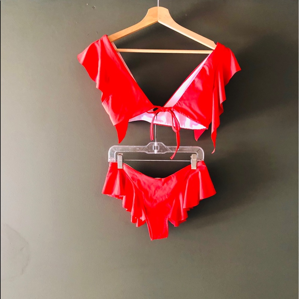 Two Piece Ruffle Bikini
